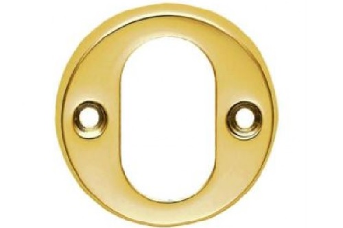 ESC02 Standard Brass Oval Escutcheon